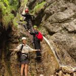 on Mauri e Miki Ferrata Burrone Giovanelli